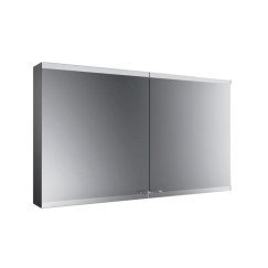 Emco Evo spiegelkast 120cm met verlichting zwart Zwart 939713306