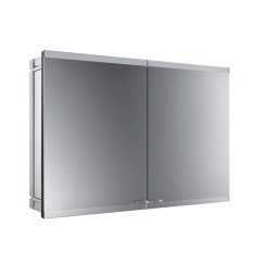 Emco Evo spiegelkast 100cm met verlichting inbouw zwart Zwart 939713315