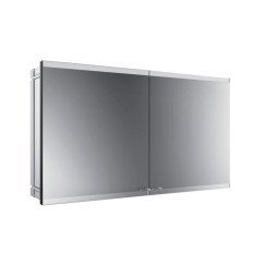 Emco Evo spiegelkast 120cm met verlichting inbouw zwart Zwart 939713316