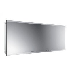 Emco Evo spiegelkast 160cm met verlichting inbouw zwart Zwart 939713318