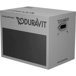 Duravit D-code pack wandcloset 54,5cm m/spoelrand diepspoel wit Wit Hoogglans 45350900A1