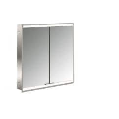 Emco Prime 2 spiegelkast 60cm led inb 2 deuren z/lichtpakk. wit Wit 949705133
