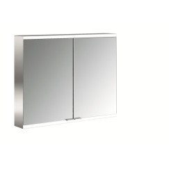 Emco Prime 2 spiegelkast 80cm led opb 2 deuren z/lichtpakk. wit Wit 949705124