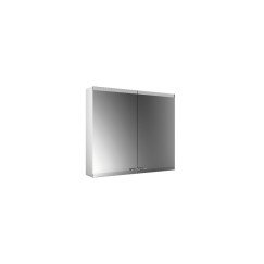 Emco Evo spiegelkast 80cm led z/licht z/spiegelverw. alu Aluminium 939708104