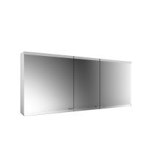 Emco Evo spiegelkast 160cm led m/licht z/spiegelverw. zwart Zwart 939713308