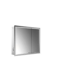 Emco Prestige 2 spiegelkast 81,5cm led inb 2 deur l z/emco-light Spiegelend 989707103