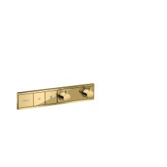 Hansgrohe Rainselect thermostaat inbouw 2 functies polished gold optic Polished Gold Optic 15380990