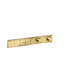 Hansgrohe Rainselect thermostaat inbouw 4 functies polished gold optic Polished Gold Optic 15382990