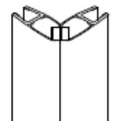 Guo Free Basic magneetstrip hoek 1882mm set transparant Transparant 
