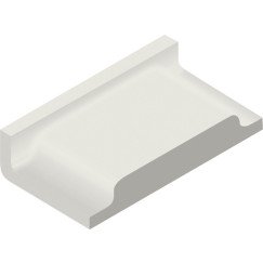 Villeroy & Boch Pro Architectura 3.0 vloertegel strip 5x10cm 6mm mat neutral white Neutral White 3593C3000010