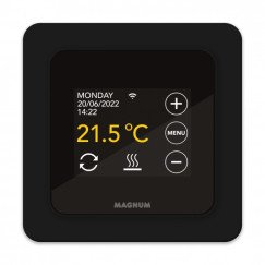 Magnum Mrc wi-fi thermostaat touchscreen zwart Zwart 825101