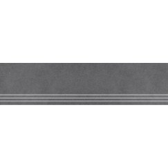Villeroy & Boch X-plane vloertegel trede 30x120cm 10mm mat rect r10 anthr. Anthracite 2358ZM900010
