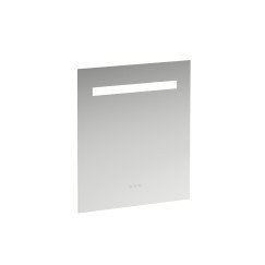 Laufen Leelo spiegel 70x60cm m/3 touch sens. on/off dim, kleur Spiegelend H4476339501441