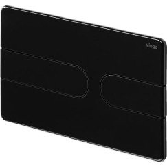 Viega Visign For Style 23 bedieningsplaat 2-knops mat zwart Mat Zwart 801731