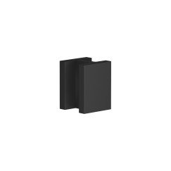 Dornbracht Symetrics deurgreep voor glazen douchewand 60x45mm mat zwart Mat Zwart 11000980-33