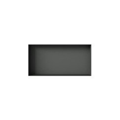 Looox Colour Box inbouwnis 60x30cm mat zwart Mat Zwart CBOX60MZ