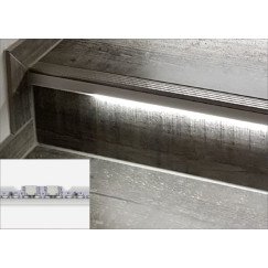 Schluter Liprotec bordesrandverlichting alu bruut mat geanod. l1,5m Aluminium LTPB25AE/150