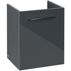 Villeroy & Boch Avento onderkast wastafel 43x51cm deur links crystal grey Crystal Grey A88700B1