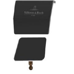 Villeroy & Boch Toebehoren overloop- en afvoerdeksel black matt Black Matt U90954033