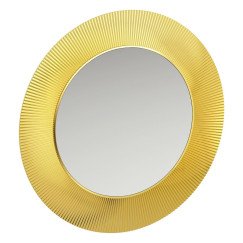 Laufen Kartell By Laufen spiegel 78cm rond met rand goud Goud H3863310870001