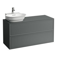 Laufen The New Classic lade element 117,5x45,5cm uitsp.links traffic grey Traffic Grey H4060870856271