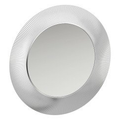 Laufen Kartell By Laufen spiegel 78cm rond met rand zilver Zilver H3863310860001
